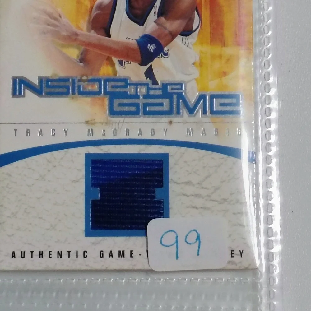 2001-02 Fleer Force - Inside the Game Tracy‎ McGrady #IG-TM Jerseys 69/399 (MEM)